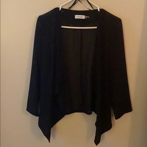 Sheer black cover up shirt